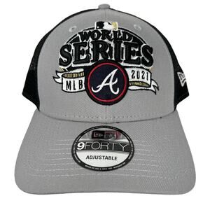 Atlanta Braves 2021 MLB World Series League Champs Baseball Cap Snapback
